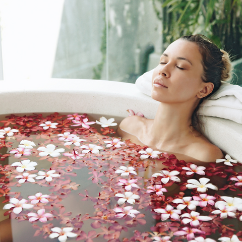 Relax in a Sweet Garden Bath- Here's the Ingredients