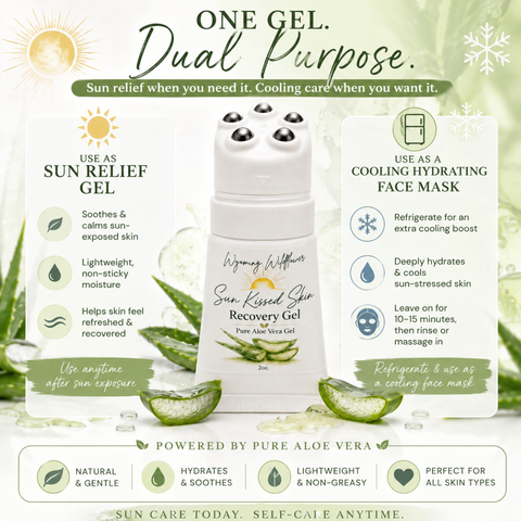 Sun Kissed Skin Recovery Gel- Pure Aloe Vera