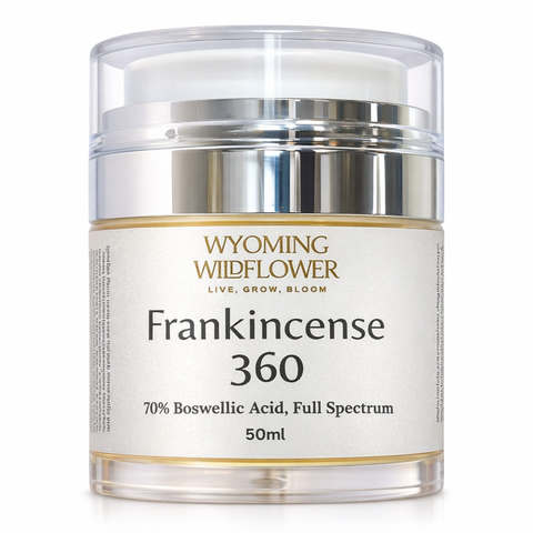 Frankincense 360 Moisturizer- 70% Boswellic Acid, Full Spectrum