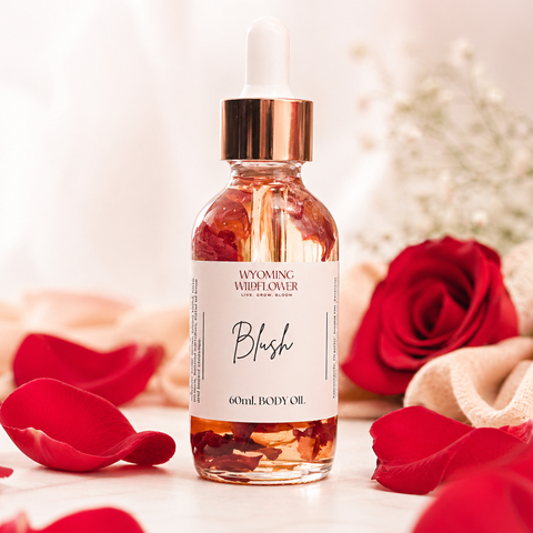 Blush Body Oil- Floral & Vanilla Hydrating Skin Oil