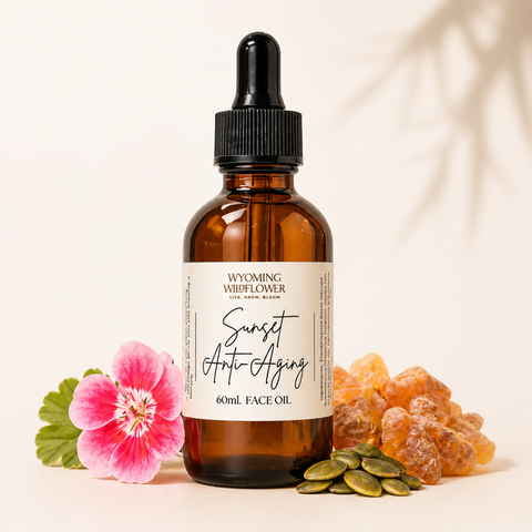 Sunset Anti-Aging Face Oil- Night Renewal Oil Blend