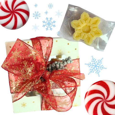 Winter Wishes Lotion Snowflakes- 12 per Box,  Peppermint Vanilla