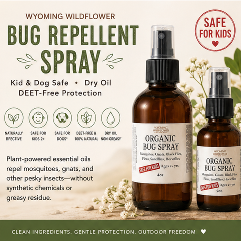 Bug Spray- Organic, Toxin-free, Deet-Free