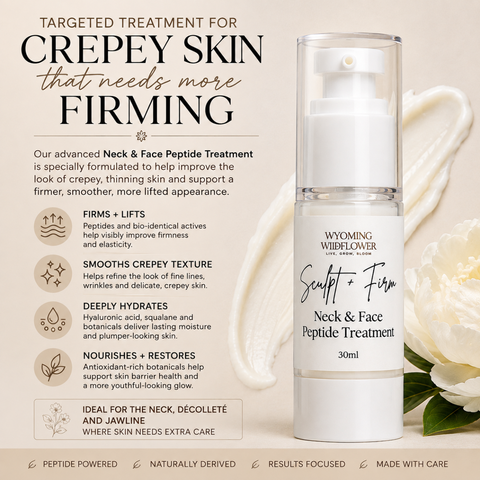Sculpt + Firm Neck & Face Cream |  Advanced Peptide Anti-Aging Treatment
