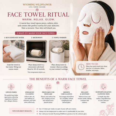 Spa Face Towel-Reusable Warm & Cold Facial Towel Mask
