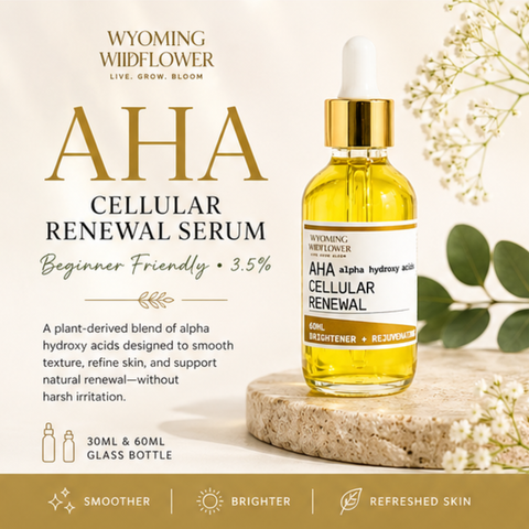 AHA Cellular Renewal Serum- Alpha Hydroxy Acids for Smooth Skin