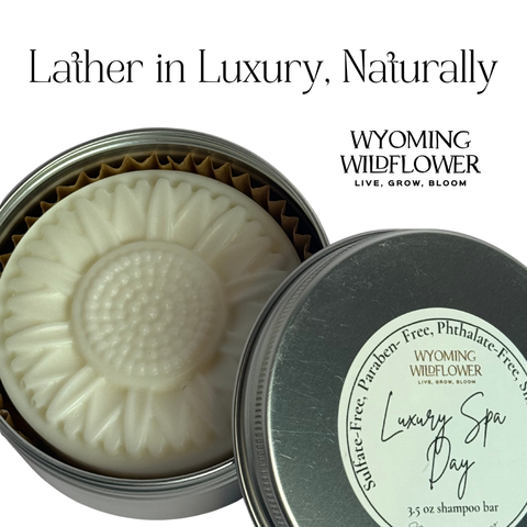 Shampoo Bar- Luxury Spa Day- Naturally Derived Hair Cleanse