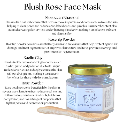 Blush Clay Face Mask Kit
