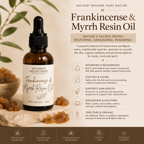 Frankincense & Myrrh Organic Infused Oil