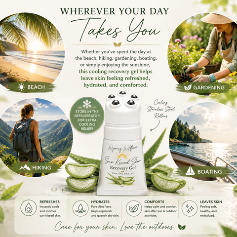 Sun Kissed Skin Recovery Gel- Pure Aloe Vera