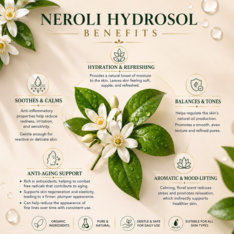 Neroli Hydrosol Toner- Plump, Balance & Tone