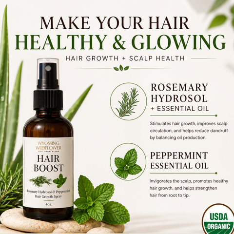 Hair Boost Rosemary Hair Growth Spray- Scalp & Follicle Support