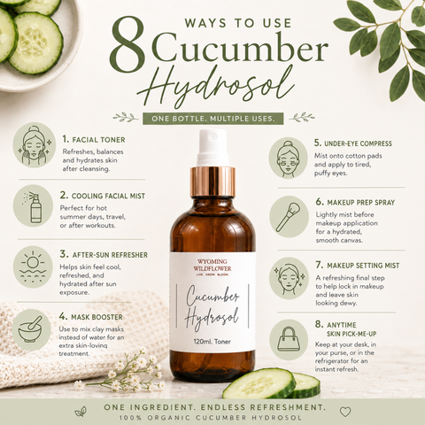 Cucumber Hydrosol Toner- Refreshing Hydration