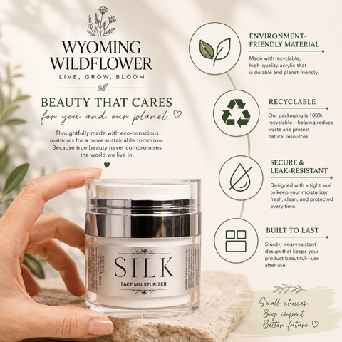 SILK Face Moisturizer- Lightweight Daily Hydration Cream