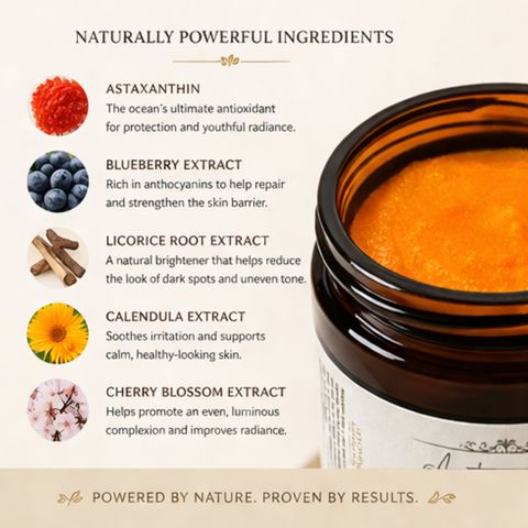 Antioxidant Astaxanthin Balm for Skin Protection & Radiance