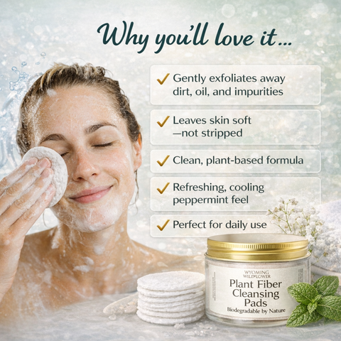 Sea Mist Foaming Wash- Plant Based Fiber- Biodegradable- Clean, Gentle, Effective