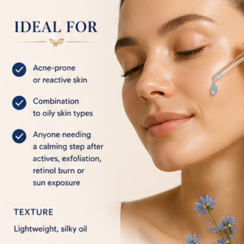 Blue Balance Calming Facial Oil- Redness & Irritation Support
