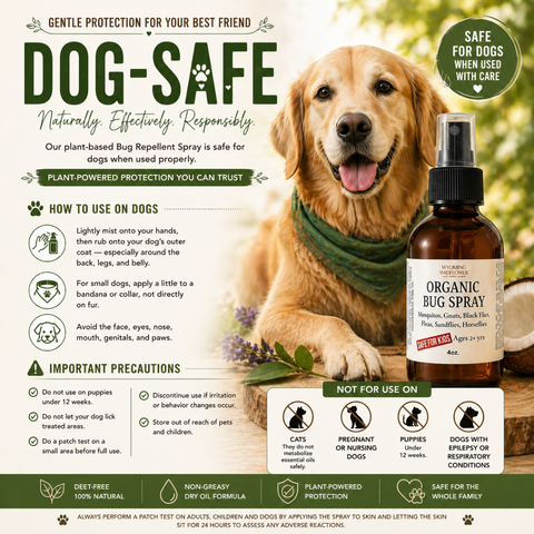 Bug Spray- Organic, Toxin-free, Deet-Free