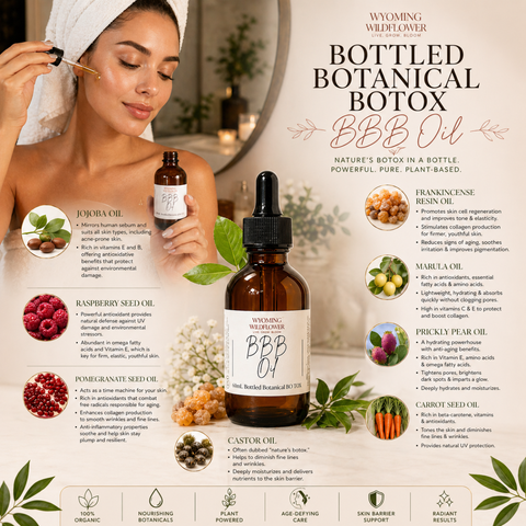 BBB Botanical Facial Oil- Clarifying & Nourishing Skin Blend