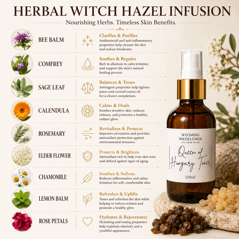 Queen of Hungary Toner- Elixir of Youth Herbal Mist