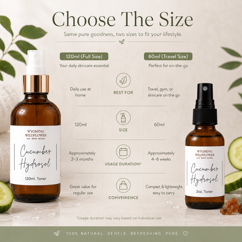 Cucumber Hydrosol Toner- Refreshing Hydration