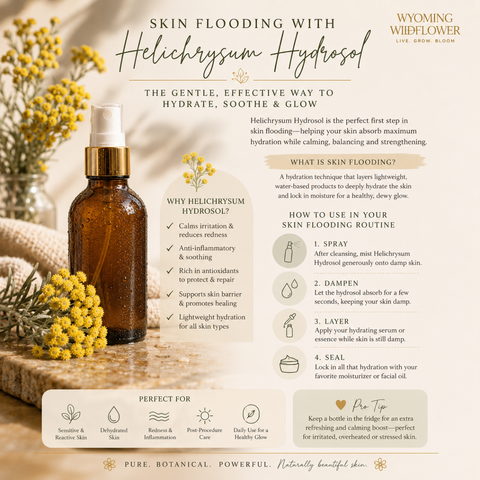 Helichrysum Hydrosol Toner- Reduce Redness & Barrier Health