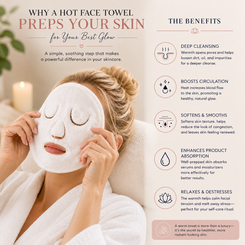 Spa Face Towel-Reusable Warm & Cold Facial Towel Mask
