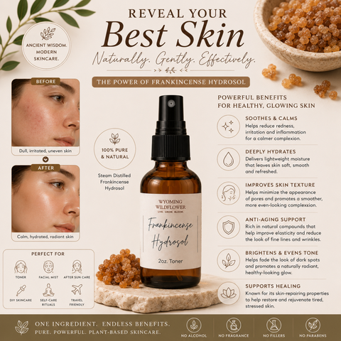 Frankincense Hydrosol Toner- Cell Turnover & Rejuvenation
