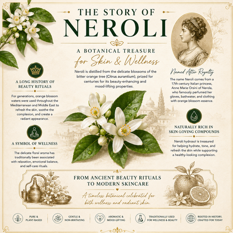 Neroli Hydrosol Toner- Plump, Balance & Tone