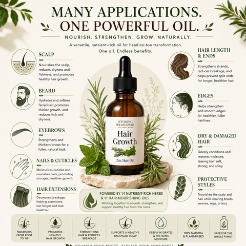 Hair Growth Oil with Vegan Keratin & Batana Herbal Oil Blend