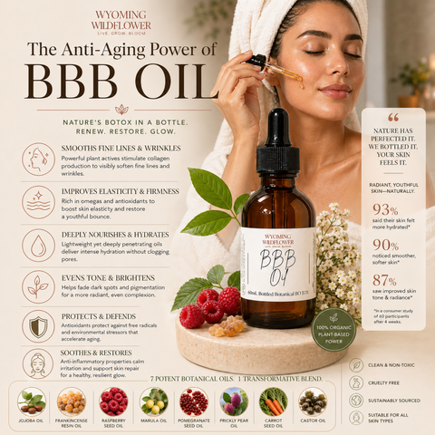 BBB Botanical Facial Oil- Clarifying & Nourishing Skin Blend