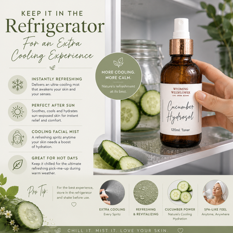 Cucumber Hydrosol Toner- Refreshing Hydration