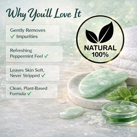 Sea Mist Foaming Wash- Plant Based Fiber- Biodegradable- Clean, Gentle, Effective