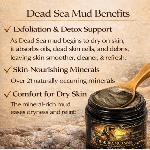 Dead Sea Mineral Rich Mud Mask- Detox & Mineral Mask
