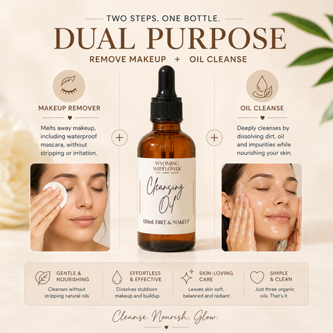 Cleansing Oil & Makeup Remover- Gentle Natural Cleanse