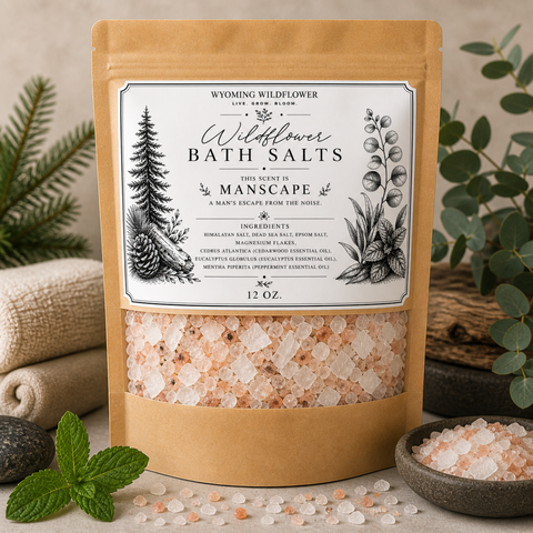 Bath Salts by Wyoming Wildflower- Escape, Relax & Breathe- 6 scents to choose from