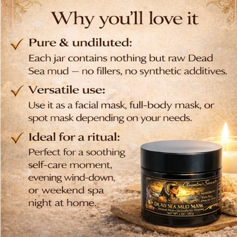 Dead Sea Mineral Rich Mud Mask- Detox & Mineral Mask