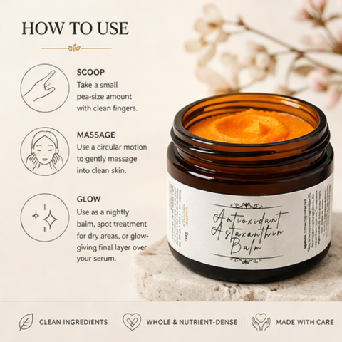 Antioxidant Astaxanthin Balm for Skin Protection & Radiance