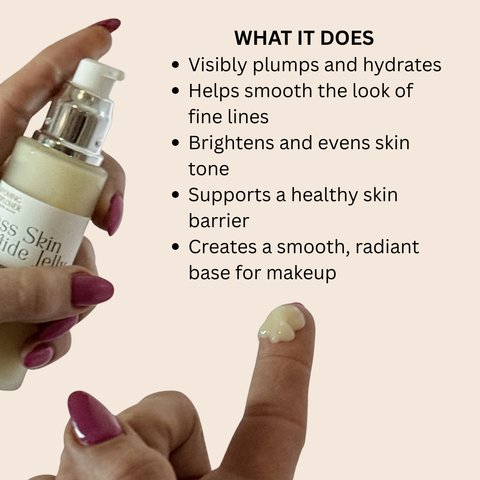Glass Skin Peptide Jelly- 60ml, Snow Mushroom, Caffeine, Rice Water
