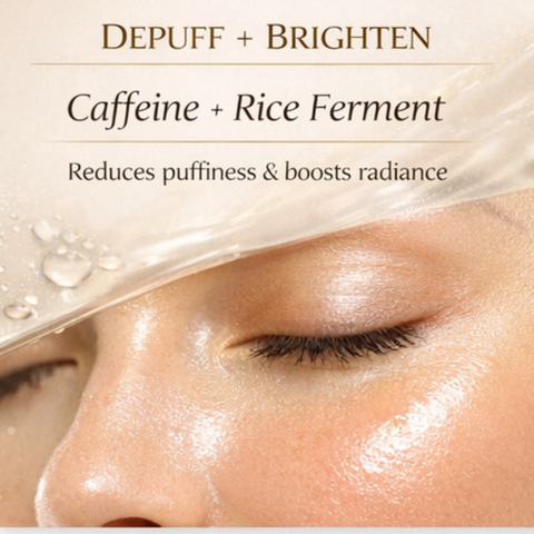 Glass Skin Peptide Jelly- 60ml, Snow Mushroom, Caffeine, Rice Water