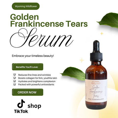 Golden Frankincense Tears- Organic Resin Oil Infusion