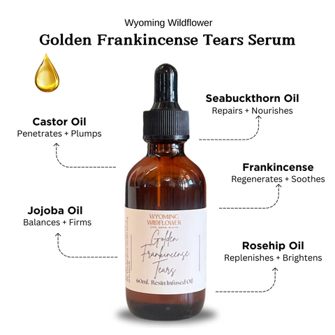 Golden Frankincense Tears- Organic Resin Oil Infusion