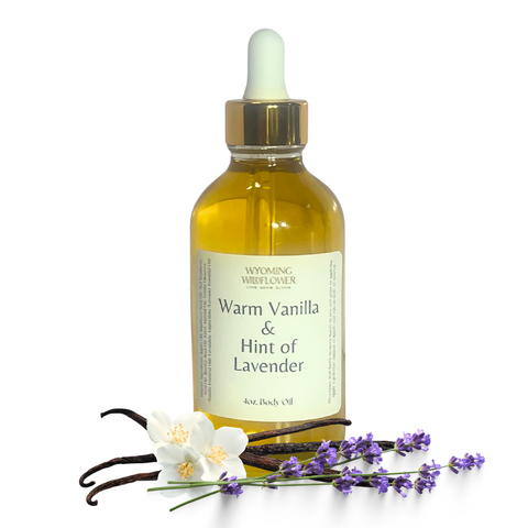 Warm Vanilla & Hint of Lavender Body Oil