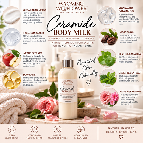 Ceramide Body MILK- Deep Hydration + Barrier Support in a Bottle