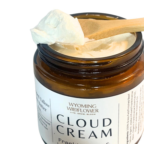 Cloud Cream- Whipped Tallow with Lavender & Infused Frankincense