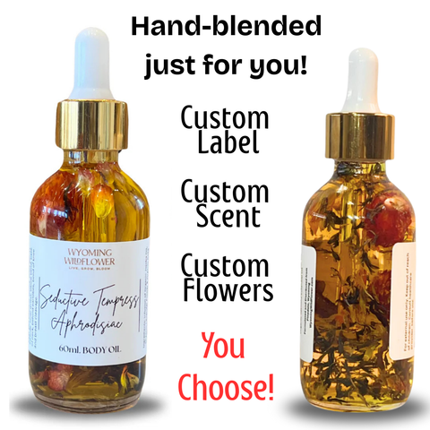 Personalized Custom Body Oil- Hand-blended Signature Scent
