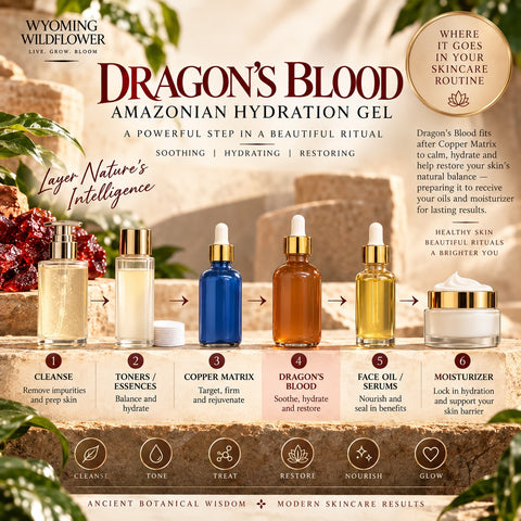 DRAGONS BLOOD Amazonian Hydration Gel- Aloe •  Hyaluronic Acid • Centella