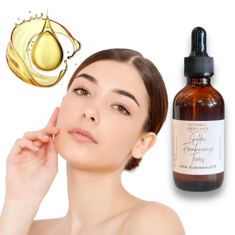 Golden Frankincense Tears- Organic Resin Oil Infusion
