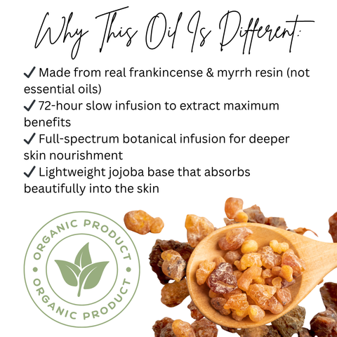 Frankincense & Myrrh Organic Infused Oil