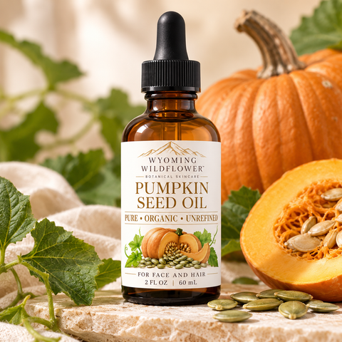Organic Pumpkin Seed Oil for Skin and Hair- Unrefined & Cold-Pressed